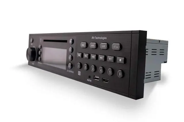 Alt view image 6 of 7 - iRV Technology iRV68 AM/FM/CD/DVD/MP3/MP4/HDMI in&out w/ARC/Digital 5.1/Surround Sound /Bluetooth /NFC,3 Zone Independent Wall Mount RV Radio Stereo w/APP Control, USB charge both Android/Apple