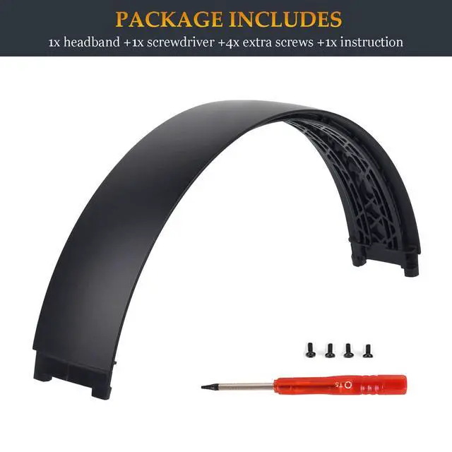 Alt view image 6 of 7 - Studio Pro Headband as Same as The OEM Replacement Arch Band A2924 Accessories Parts Compatible with Beats by Dre Studio Pro (Model A2924) and Studio3 Wireless Headphones (Black)