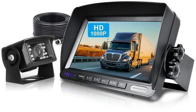 Main image of Rear View Camera Kit, Wired Backup Camera System 7 Inch Monitor IP69 Waterproof IR Night Vision 149° View Reversing Camera for Truck/Semi-Trailer/Box Truck/RV(SY01)