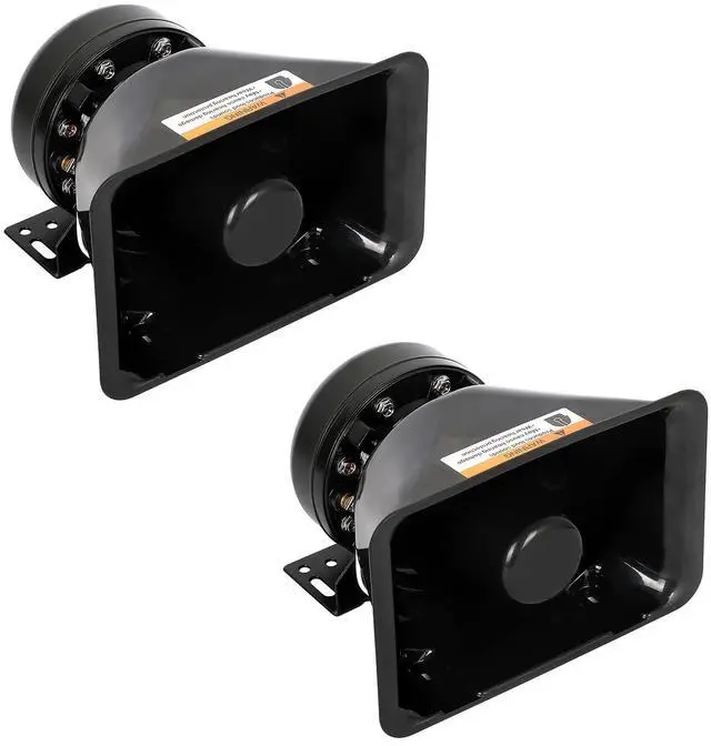 Main image of High Performance Siren Speaker | Compatible with Any 100-200 Watt Siren 100W 200W(2 pcs)