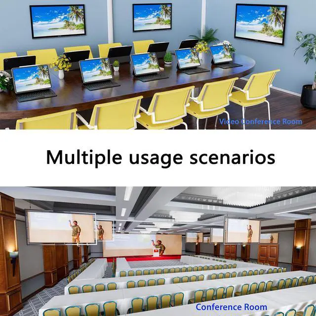 Alt view image 5 of 7 - 4K@60Hz 8 Port HDMI Splitter 1 in 8 Out with EDID | HDR10 & 3D, Lossless 18Gbps Video Pass-Through, Smart EDID Switch, HDCP 2.2, Heavy-Duty Metal