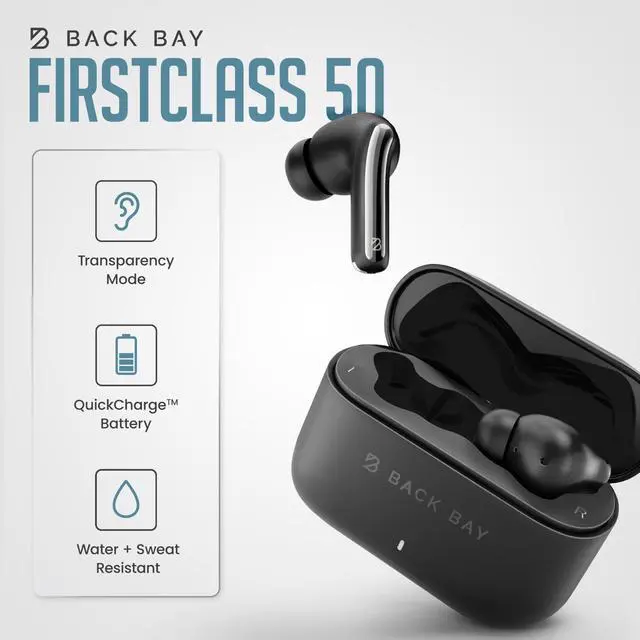 Alt view image 3 of 7 - True Wireless Earbuds Noise Cancelling Earbuds, Premium ANC | Deep Noise Cancelling Earpods, Bluetooth 5.4 Ear Buds, iPhone and Android Active Earphones with ANC Sound Blocking