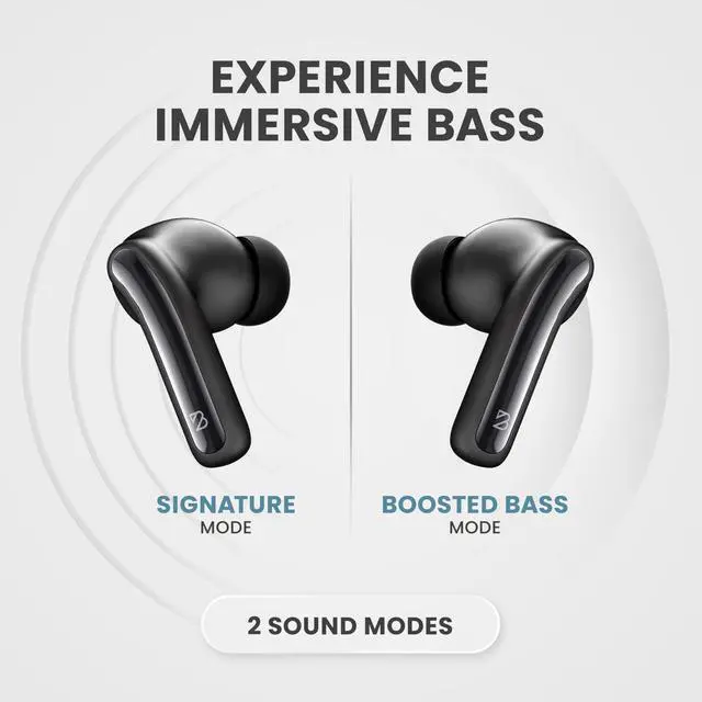 Alt view image 5 of 7 - True Wireless Earbuds Noise Cancelling Earbuds, Premium ANC | Deep Noise Cancelling Earpods, Bluetooth 5.4 Ear Buds, iPhone and Android Active Earphones with ANC Sound Blocking