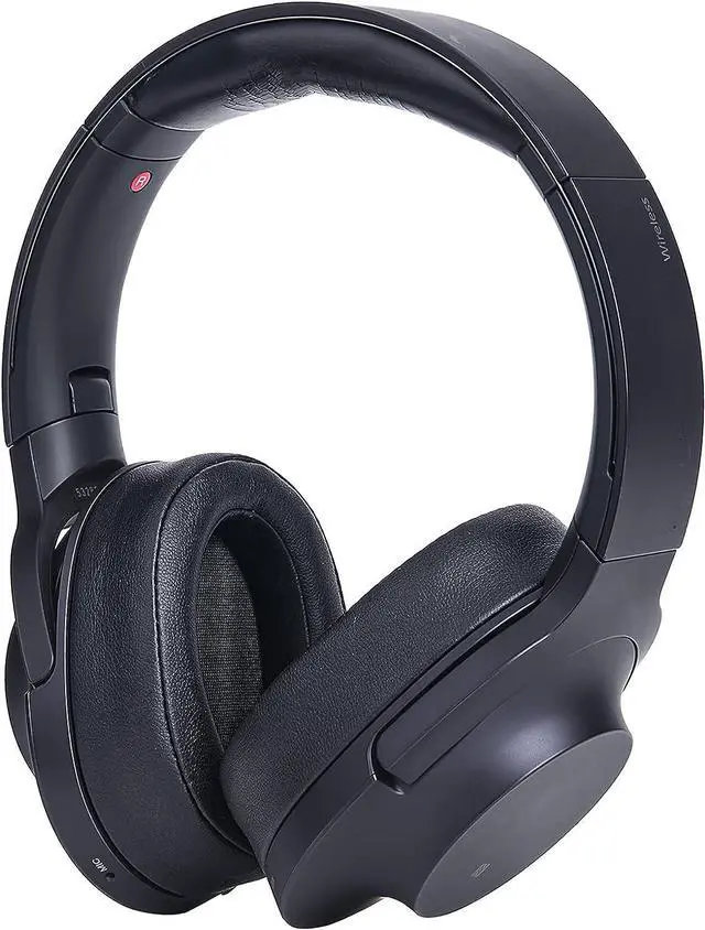 Alt view image 7 of 7 - Earpads for Sony WH-H900N (h.Ear on 2) & MDR 100ABN (h.Ear on) Noise Canceling Over-Ear Headphones, Ear Pads with Noise Isolation Foam - Black