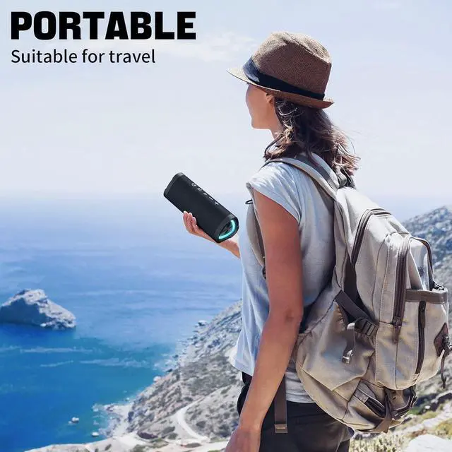 Alt view image 2 of 2 - V40 Bluetooth Speakers,Wireless Portable Bluetooth Speaker | TWS Dual Pairing, 24W Stereo Sound and 24H Playtime,Great Gift