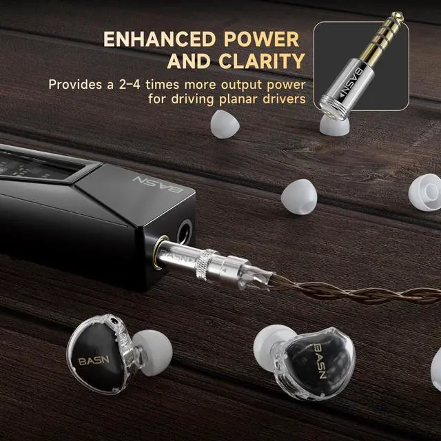 Alt view image 6 of 7 - ASONE PRO 14.2mm Planar in Ear Monitor, 3.5/4.4mm MMCX IEMs, Black | 14.2mm Planar Driver Wide Sound Stage in Ear Earphones with 3.5mm/4.4mm Modular MMCX Cable for Musicians Audiophiles