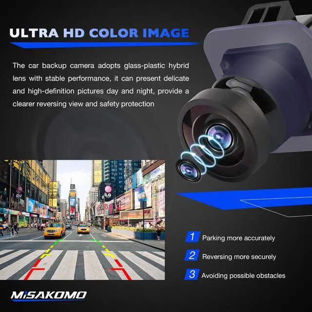 Alt view image 5 of 7 - Rear View Backup Camera Compatible with Ford F250 F350 F450 F550 Super Duty 2015 2016, Replace FC3Z-19G490-A FC3Z-19G490-B Reverse Camera, Waterproof Back Up Camera
