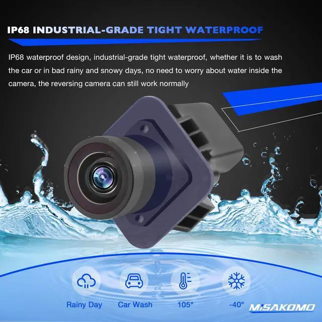 Alt view image 4 of 7 - Rear View Backup Camera Compatible with Ford F250 F350 F450 F550 Super Duty 2015 2016, Replace FC3Z-19G490-A FC3Z-19G490-B Reverse Camera, Waterproof Back Up Camera