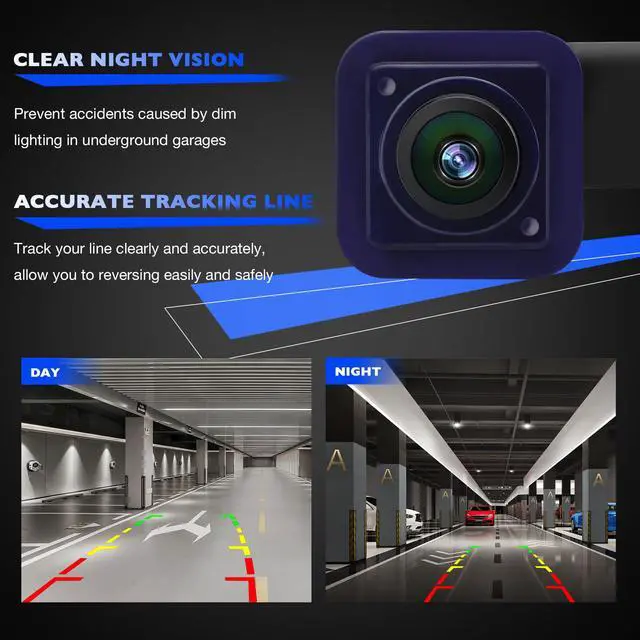 Alt view image 7 of 7 - Rear View Backup Camera Compatible with Ford F250 F350 F450 F550 Super Duty 2015 2016, Replace FC3Z-19G490-A FC3Z-19G490-B Reverse Camera, Waterproof Back Up Camera