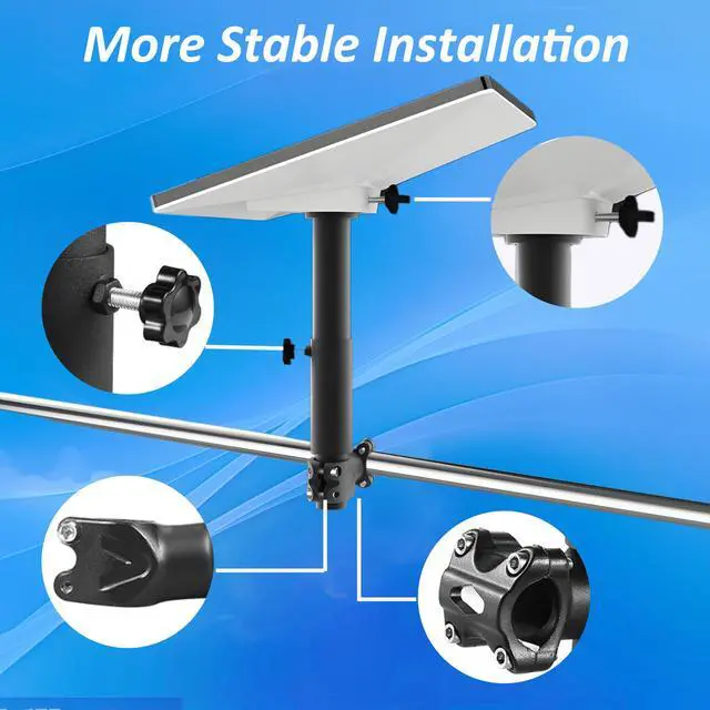 Alt view image 4 of 7 - Starlink Mini RV Ladder Mount - RV, Camper, Yacht, Pole, Railing Clamp for Roof/Rack (0.8-1.1" Dia)