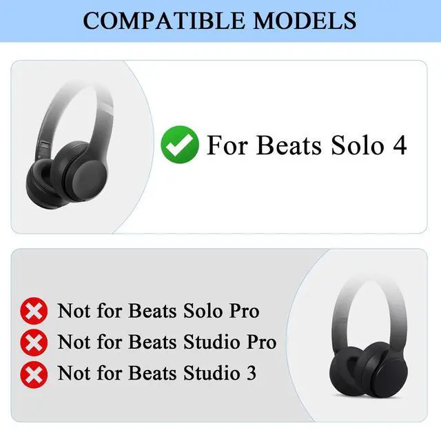 Alt view image 2 of 7 - 3 in 1 Solo 4 Silicone Case Cover Set for Beats Solo 4 Headphone | Anti-Scratch Ear Pad Cover/Shell Cover/Headband Cover,Solo4 Soft Silicone Protector,Washable Accessories(Pink)