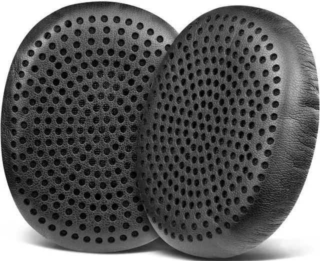 Main image of Earpads Replacement for Skullcandy Riff, Riff2 Wired/Wireless On-Ear Headphones, Ear Pads Cushions with Softer Leather, Noise Isolation Foam (Black)