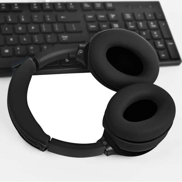 Alt view image 7 of 7 - XM4 Sweat Covers Accessories for Sony WH-1000XM4 - Black | Soft Silicone Case, 3-in-1 Headphone Covers with Ear Cover & Headband Cover & Shell Protector, Sweatproof & Washable