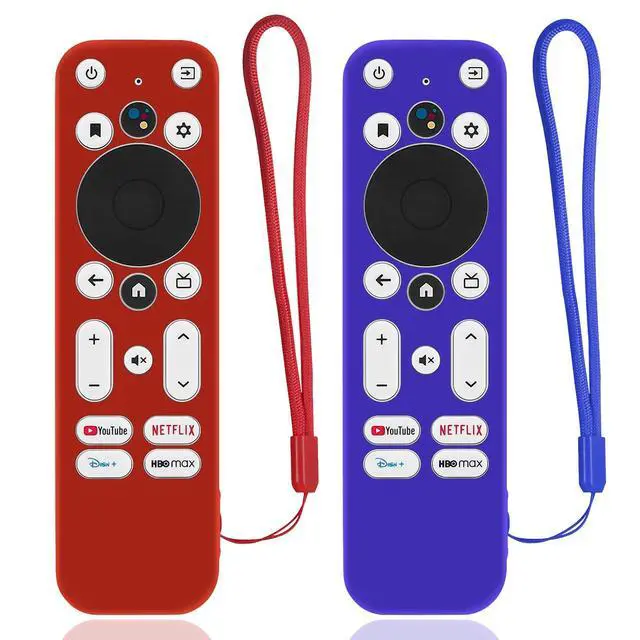 Alt view image 2 of 7 - 5 Pack Remote Cover Compatible with Onn Android Voice Remote Control, Shockproof Case for Onn TV 4K UHD Stick TV Box 100024646 100026240 Controller, Lightweight Anti-Slip Skin-Friendly