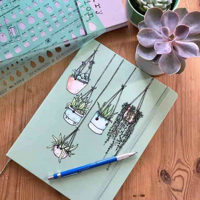 Alt view image 4 of 7 - 10 x Hanging Plant Laptop Stickers for Women | Cute Laptop Decals | Original Design Plant Stickers for Laptop | Easy Peel and Stick | Removable | Also Perfect for Water Bottles | Journals