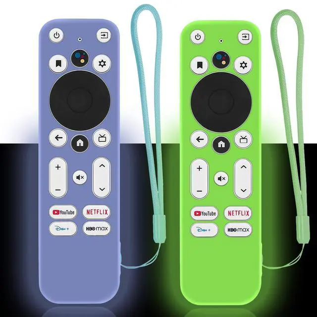 Alt view image 3 of 7 - 5 Pack Remote Cover Compatible with Onn Android Voice Remote Control, Shockproof Case for Onn TV 4K UHD Stick TV Box 100024646 100026240 Controller, Lightweight Anti-Slip Skin-Friendly