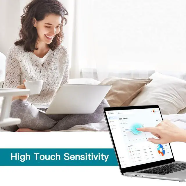 Alt view image 7 of 7 - 2 Pack 16 Inch Anti Blue Light Screen Protector for Lenovo/Dell/HP/ASUS/LG, Reduce Eye Strain Anti Glare Blue Light Blocking Screen Protector for 16 with 1920x1200 Resolution Laptop