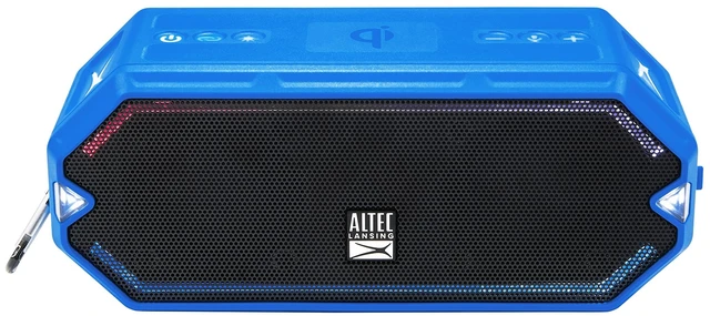 Main image of HydraBlast Wireless Portable Bluetooth Speaker, IP67 Waterproof for Parties, USB C Rechargeable Outdoor Speakers with Built in Phone Charger and LED Lights, 20 Hour Playtime
