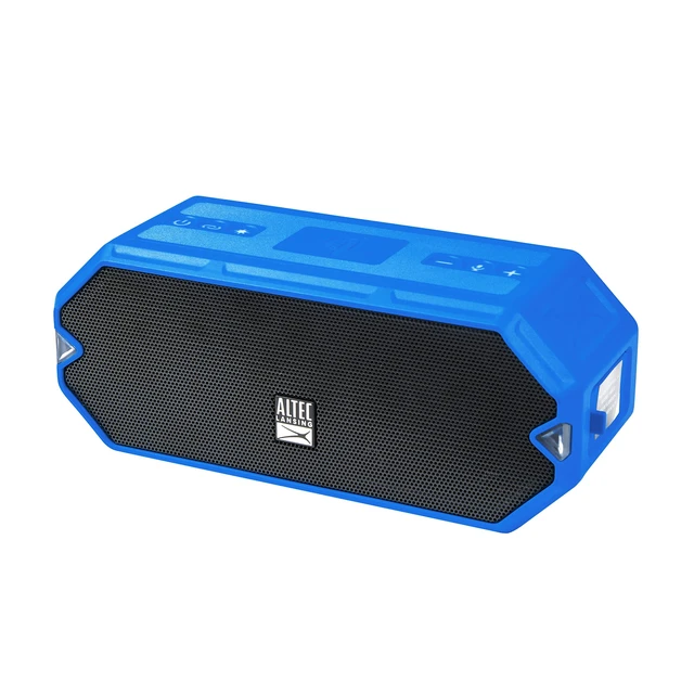 Alt view image 7 of 7 - HydraBlast Wireless Portable Bluetooth Speaker, IP67 Waterproof for Parties, USB C Rechargeable Outdoor Speakers with Built in Phone Charger and LED Lights, 20 Hour Playtime