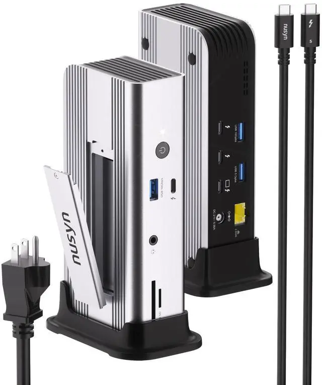 Main image of Thunderbolt 5 Docking Station (80/120Gbps), Build in NVMe SSD Slot, 180W Power Delivery, Up to Dual 6K@60Hz for Mac, Dual 8K120Hz for Windows,3X Thunderbolt 5 Ports, Laptop Docking Station