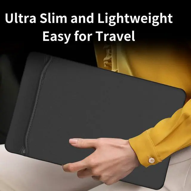 Alt view image 6 of 7 - Portable Monitor Gaming 2.5K 120Hz, 16" 2560x1600 QHD 16:10 400 Nits HDR FreeSync Portable Monitor w/Speaker Sleeve Case, External Screen for PC Laptop Game Console