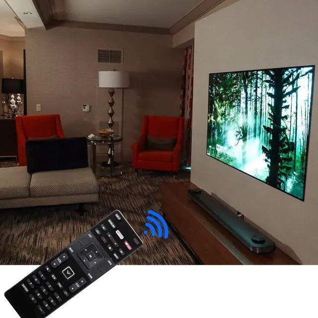 Alt view image 5 of 7 - XRT122 Universal Replacement Remote Control for All Vizio E-Series D-Series LED HDTV Smart TV