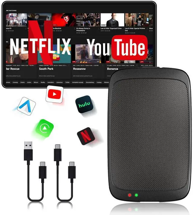 Main image of Magic Box 3.0 Support YouTube/Netflix, 2025 Upgraded 4 in 1 Wireless CarPlay Adapter, Smart Netflix carplay Adapter Ai Box, Car Video Box