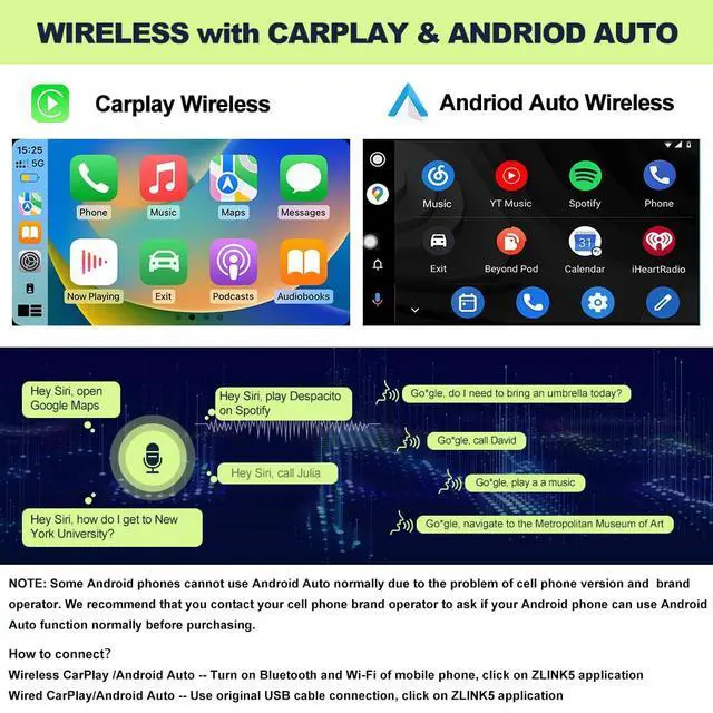 Alt view image 5 of 7 - Car Radio for Chevrolet Chevy Silverado Sierra 2014 2015 2016 2017 2018, 10.1 Inch with CarPlay Android Auto, Bluetooth 5.0, GPS Navigation, DSP, FM, AM, Rear Camera Support