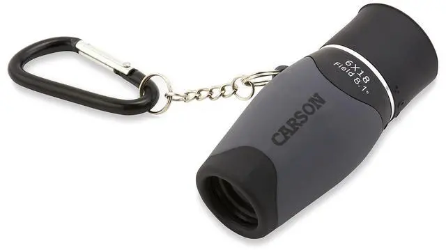Alt view image 2 of 7 - MiniMight 6x18mm Pocket Monocular with Carabiner Clip (MM-618)