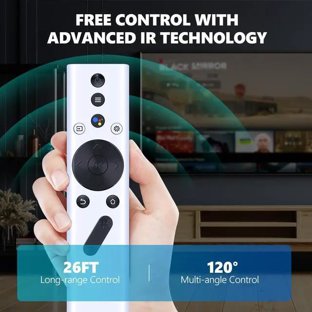 Alt view image 7 of 7 - Replacement Remote Control for XGIMI Halo/Halo+ Elfin/Mogo Pro/Mogo Pro Plus