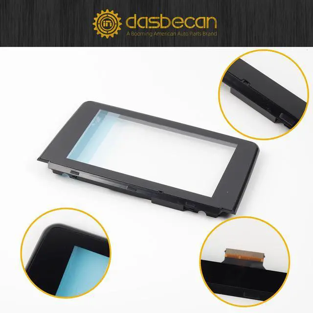 Alt view image 6 of 7 - 8" Touch Screen Digitizer Compatible with Mazda CX-9 2016-2018 | 8 inch Touchscreen Glass Navigation Radio, Replaces# TK48-611J0,TK49-611JA,TK49-61-1J0a,TK49-611J0-B