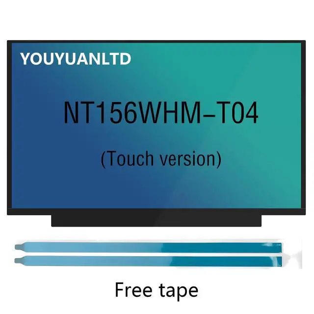 Alt view image 2 of 7 - NT156WHM-T04 V8.0 Fit NT156WHM T04 LCD Screen Replacement HD 1366x768 40Pin OnCell Touch LED Display (Only for NT156WHM-T04, Not for Others)