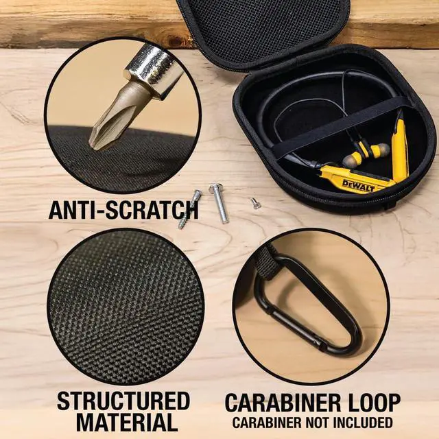 Alt view image 6 of 7 - Heavy Duty Protective Headphone Case for Pro Max Neckband | Lightweight w/EVA Earphone Hard Shell Case, Headset Travel Carry Shockproof, Water-Resistant, Soft Interior & Accessory
