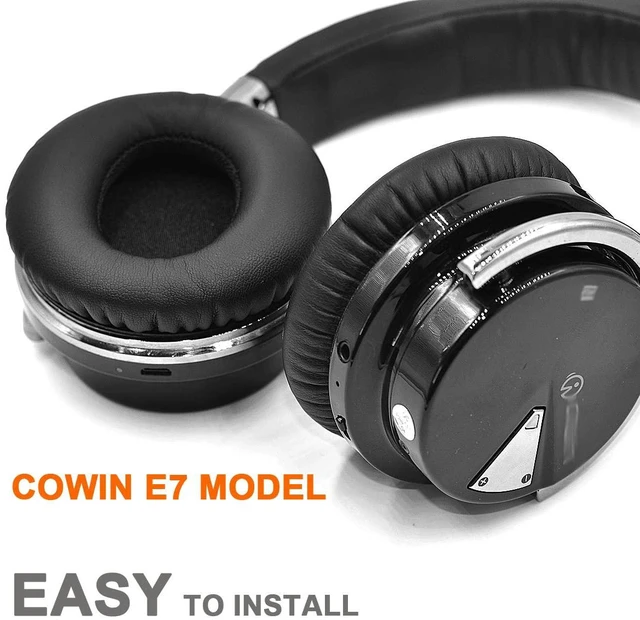 Alt view image 5 of 7 - Earpads for COWIN E7 / E7 Pro (Not Fit SE7) Also for Silensys E7 / E7 Pro Softer Leather,High-Density Noise Cancelling Foam