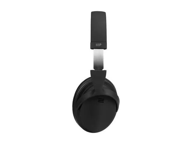 Alt view image 3 of 6 - Wireless Over Ear Headphones - Active Noise Cancelling (ANC) Bluetooth 5.0, Extended Playtime, Qualcomm aptX Audio, 40mm Drivers, Black