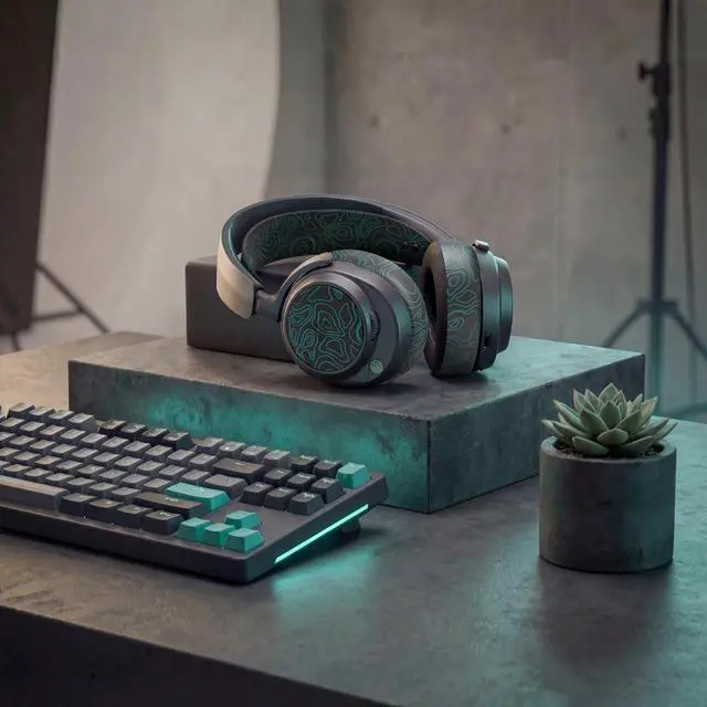Alt view image 3 of 7 - Mod Kit Nova Pro Wireless & Nova Elite RandomFrankP Edition - Cooling Gel Earpads, Silicone Headband, & Magnetic Plates for SteelSeries Arctis Nova Pro Wireless & Nova Elite by Wicked Cushions