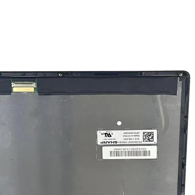 Alt view image 2 of 2 - Replacement for Dell Latitude 7320 Detachable Tablet 2 in 1 Touch Screen LCD Display Digitizer Assembly with Bezel 1920x1200 40 Pin 0NW3NF NW3NF 0J5RTR J5RTR LQ130N1JX01