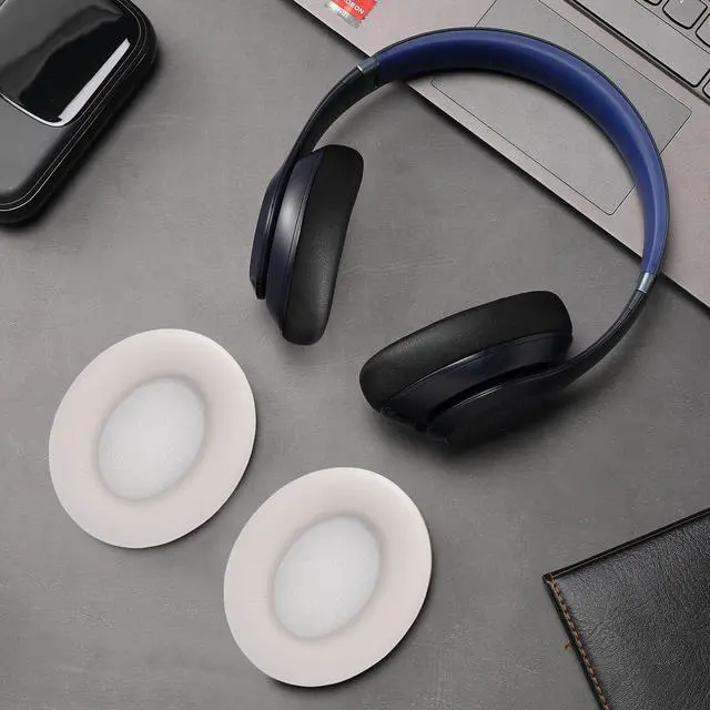 Alt view image 6 of 6 - Ear Pads for Beats Studio Pro, Shock-Absorbing Foam Protein LeatherSandstone