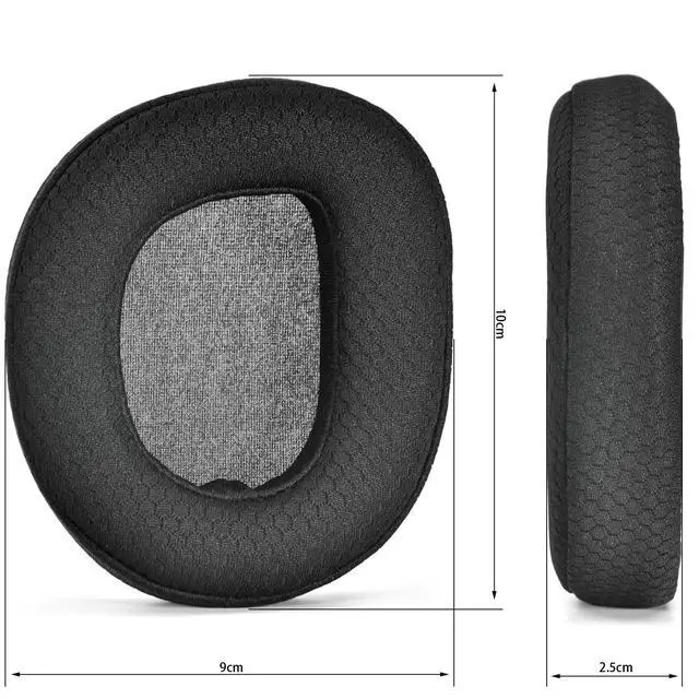 Alt view image 4 of 7 - Mesh Fabric Earpads for Turtle Beach Stealth 600 Gen2/600 Gen3/500XB | Also for Stealth 600 Gen 2/600 Gen2 USB/600 Gen 2 MAX/600 Gen3(600XB)/500 XB Headset,Durable Mesh Fabric