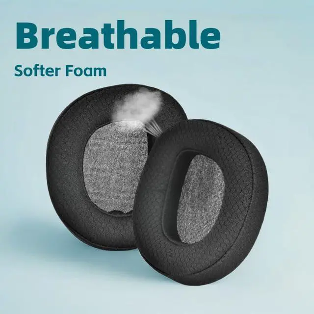 Alt view image 6 of 7 - Mesh Fabric Earpads for Turtle Beach Stealth 600 Gen2/600 Gen3/500XB | Also for Stealth 600 Gen 2/600 Gen2 USB/600 Gen 2 MAX/600 Gen3(600XB)/500 XB Headset,Durable Mesh Fabric