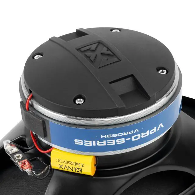 Alt view image 7 of 7 - ® VPRO69H 6"x 9" Premium Loudspeaker, 400W Max, 200W RMS, 4-Ohm, 1.5" Voice Coil, Pro Audio Coaxial with Horn Tweeter, Easy to Install in Cars/Trucks/Doors (1-Speaker)