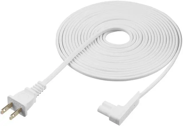 Main image of 16-Foot Power Cord Compatible with Sonos One, Sonos One SL, Sonos Play-1 Speakers - Power Plug Cable (Extra Long, White)