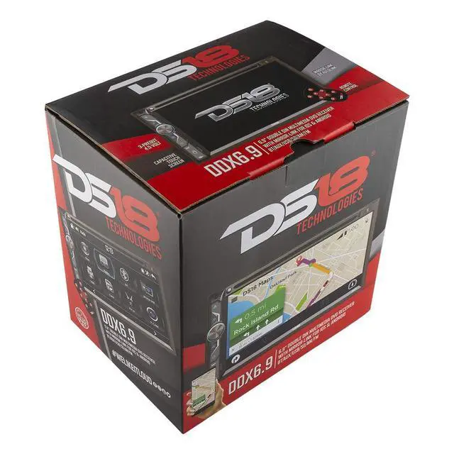 Alt view image 7 of 7 - DDX6.9 6.9" Touchscreen Double-Din Headunit with DVD, Bluetooth, USB and Mirror Link or iOS & Android AUX/USB/SD/AM/FM
