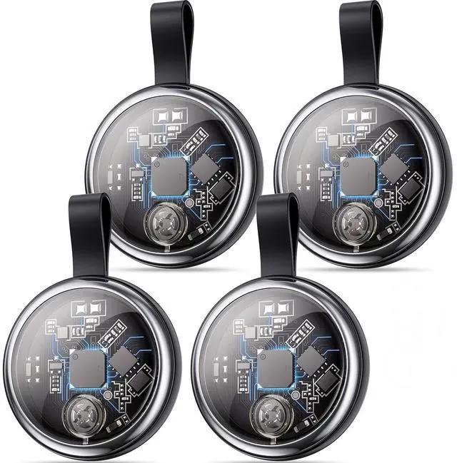 Main image of 2026 New Air Tracker Tags-4 Pack Compatible with Apple Find My (iOS Only), Bluetooth Tracker Smart Tag Waterproof Key Finder Item Locator Worldwide Tracking for Keys, Wallet, Luggage, Pets