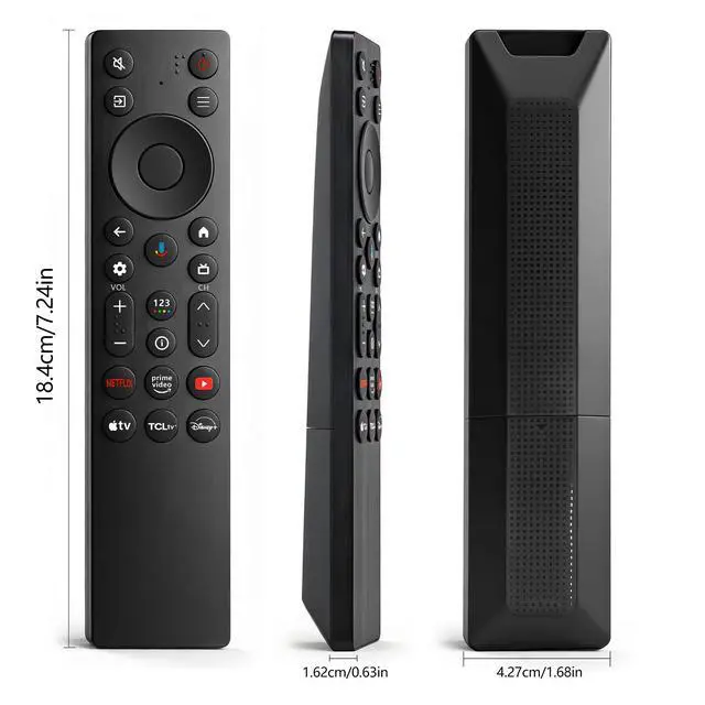 Alt view image 3 of 7 - RC923A FMB1 Voice Remote Control Replacement Compatible with TCL 2025 4K OLED Smart TV Models 50QM6K 55QM6K 55QM7K 65QM6K 65QM7K 75QM6K 75QM7K 85QM6K 85QM7K 98QM6K 98QM7K
