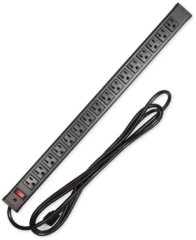 Main image of 16 Outlet Metal Surge Protector Power Strip, 9 Ft | 16 Grounded Outlets, Metal Housing - For Home, Office & Workshop