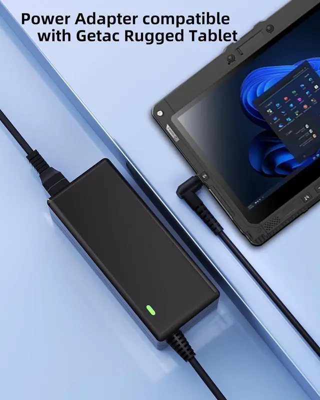 Alt view image 4 of 7 - 90W Laptop Charger for Getac V110 B300 B360 T800 S400 S410 K120 UX10 | ETL Listed Charger for Getac A140 K120 RX10 RX10H F110 F110G3 F110G4 Rugged Tablet Laptop Replace Power Supply