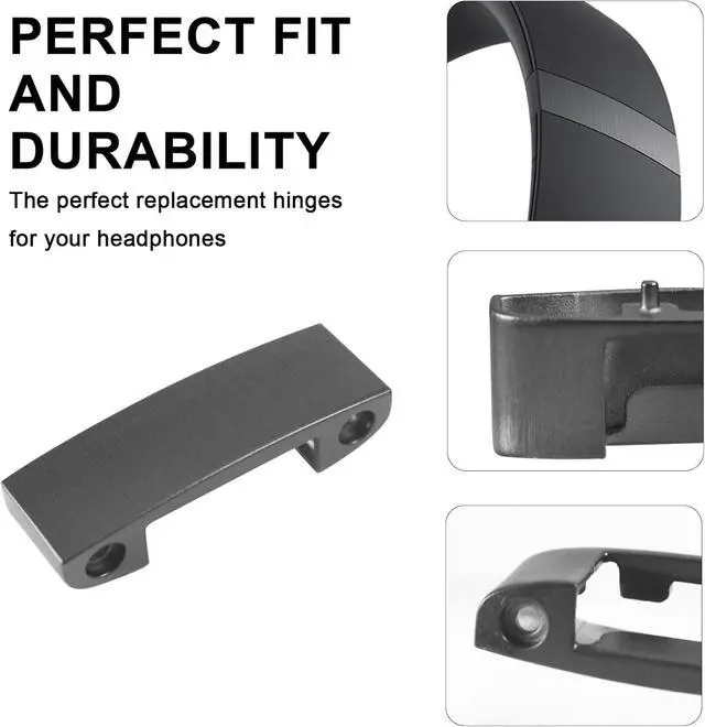Alt view image 5 of 7 - Headband & Hinge & Cushion Pad for Beats Studio Pro Headphone,Black | Durable Replacement Headband,Studio Pro Parts Accessories Repair Kit Set,As Same As The OEM
