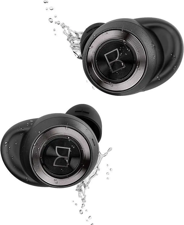 Alt view image 2 of 7 - Achieve 100 AirLinks Wireless Earbuds,Super Fast Charge,Bluetooth 5.0 in-Ear Stereo Headphones with USB-C Charging Case,Built-in Mic for Clear Calls,Water Resistant Design for Sports, Red