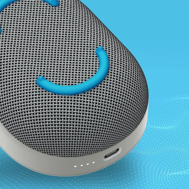 Alt view image 4 of 7 - Skullcandy Kilo Wireless Bluetooth Speaker - IPX7 Waterproof Mini Bluetooth Speaker with 24 Hour Battery, Downward Firing Passive Radiator, and True Wireless Pairing - Perfect for Outdoor (Grey)